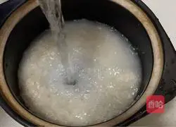 Illustration of how to make cabbage lean meat porridge 3