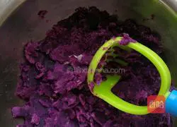 Purple Sweet Potato Cold Cake Recipe Illustration 4