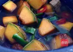 Vegetarian Pumpkin Braised Rice Recipe Illustration 9