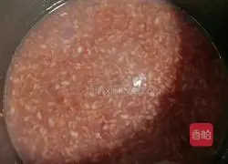 Red bean and double rice porridge Illustration of how to do it 8