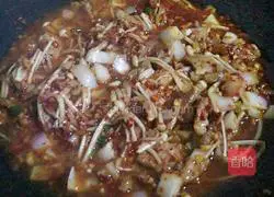 Illustration of how to make spicy cold noodles 5