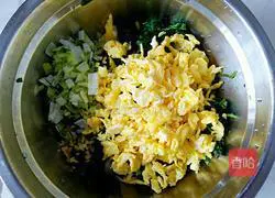 Illustration of how to make spinach and egg boxes 8