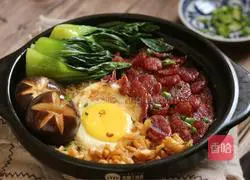 Cantonese Style Cured Meat Claypot Rice Recipe Illustration 8