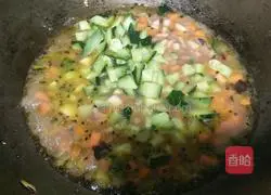 Illustration of how to make Korean squid rice bowl 7