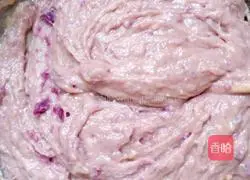 Illustration of how to make purple sweet potato cake 6