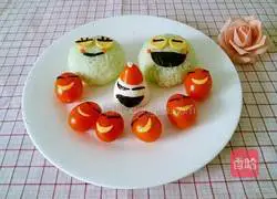 #Christmas# Illustration of making happy frog rice balls 6