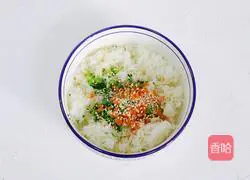 Illustration of how to make broccoli and sesame rice balls 11