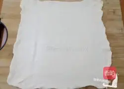 Illustration of how to make scallion rolls 4