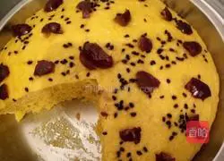 Illustration of how to make pumpkin hair cake 4