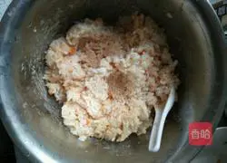 Illustration of how to make tuna rice balls 3