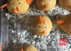 Cornmeal nest Illustration of how to make steamed buns (Angry Birds) 3