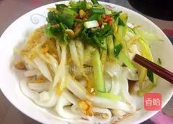 Illustration of how to make cold rice noodles 4