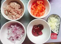 Illustration of how to make spaghetti with meat sauce 2