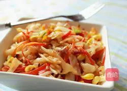 Illustration of how to make vegetarian fried rice noodles 6