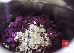 Purple sweet potato oatmeal rice paste recipe 6