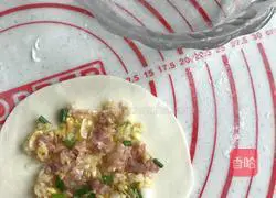 Illustration of how to make three fresh pot stickers 16