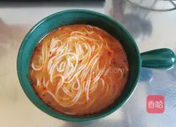Illustration of how to make spicy and sour rice noodles 10