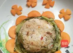 Illustration of how to make braised beans and rice 7