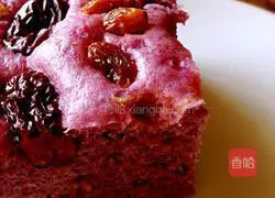 Illustration of how to make purple sweet potato cake 6
