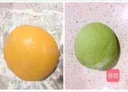 Illustration of how to make pumpkin rose rolls 2