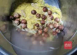 Lotus seeds Lily millet porridge recipe 2