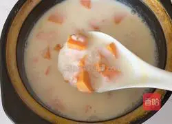 Milk-flavored sweet potatoes Illustration of how to make porridge 8
