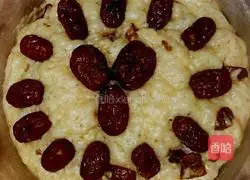 Illustration of how to make red date milk-flavored hair cake 7