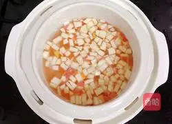 Illustration of how to make yam and apple porridge (baby food supplement) 7