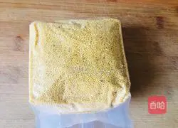 Illustration of how to make fragrant sweet potatoes and millet 1