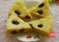 Illustration of how to make red date and corn cake 4