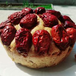 Brown sugar jujube hair cake