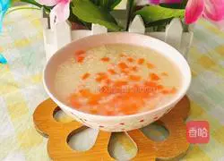 Illustration of how to make carrot and millet porridge 7