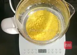 Illustration of how to make brown sugar, chestnut and millet porridge 4