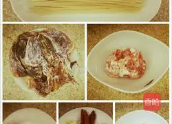 Illustration of how to make cuttlefish lean meat rice noodles 1