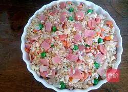 Recipe for Baked Rice with Bacon and Corn Sausage Illustration 13