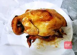 Illustration of rice cooker baked chicken 20