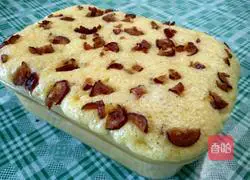 Illustration of making red date and egg cake 10