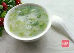 Illustration of how to make shrimp and vegetable porridge 9