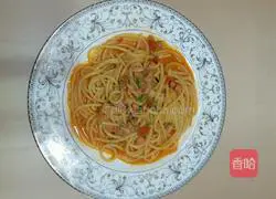 Illustration of how to make Italian cheese bolognese pasta 8