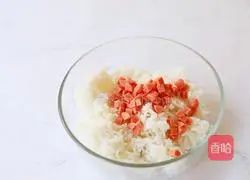 Illustration of how to make cheese grilled rice balls 3