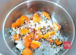 Pumpkin and mung bean porridge recipe 5