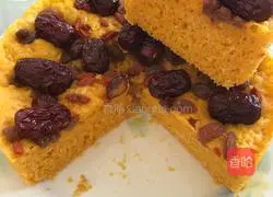 Illustration of how to make pumpkin hair cake 15