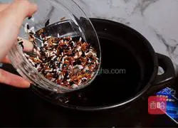 Illustration of how to make five red porridge 4