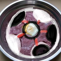 European Cup Purple Sweet Potato Sweet Wine Egg Cake