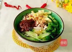 Illustration of how to make cold noodles with sesame sauce 15