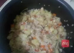 Potato braised rice recipe illustration 6