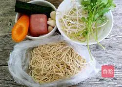 Illustration of Homemade Cold Noodles 1