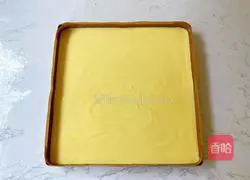 Illustration of how to make taro paste and meat floss cake box 11