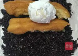 Illustration of how to make blood glutinous rice balls 3