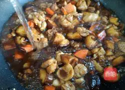 Illustration of how to make mushroom and chicken drumstick rice bowl 11